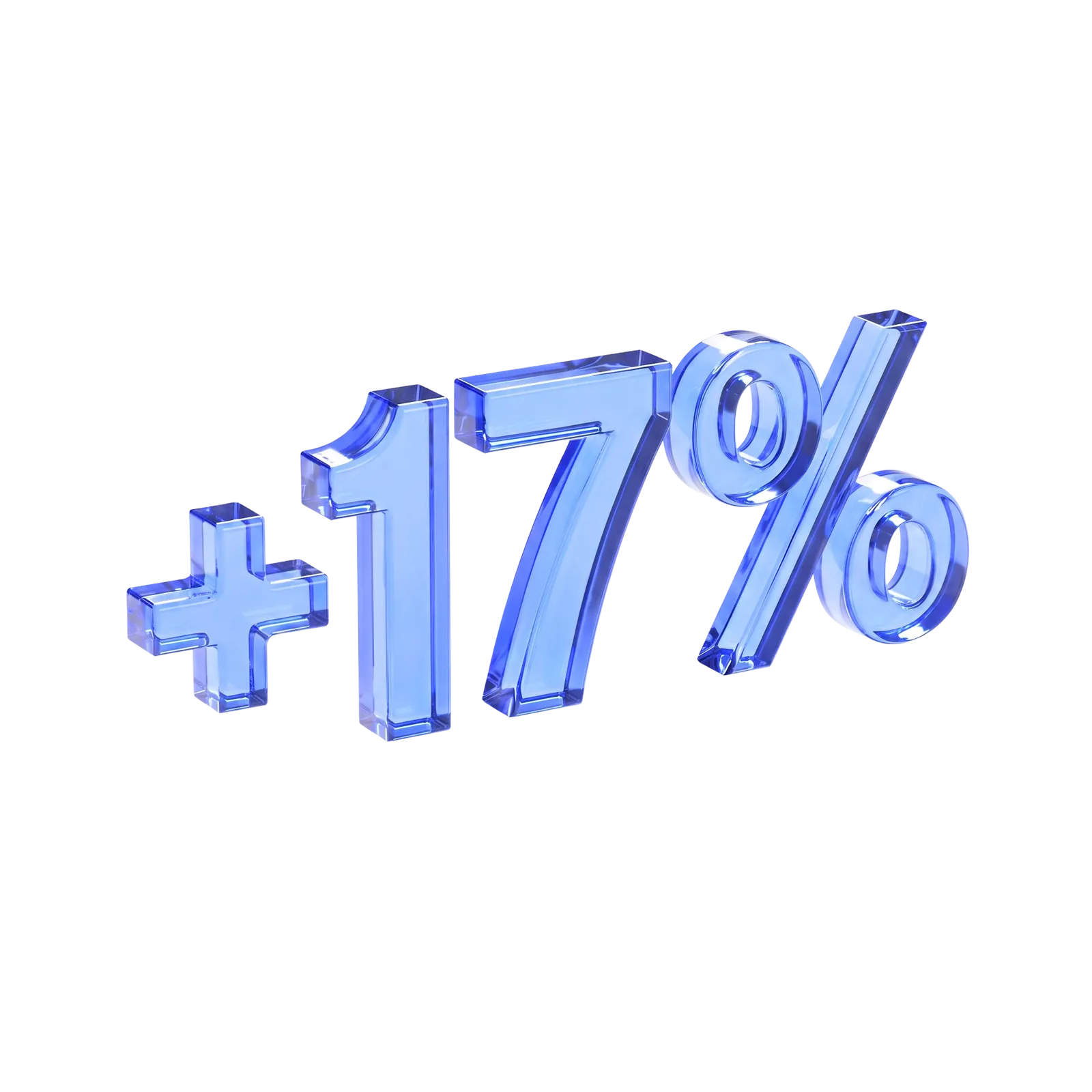 +17%